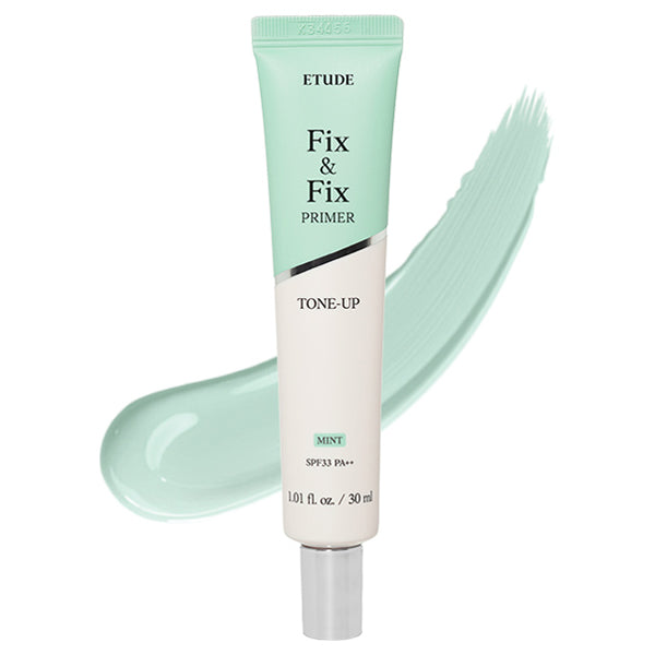 ETUDE Fix & Fix Tone Up Primer, SPF33 PA++, Mint, 30ml