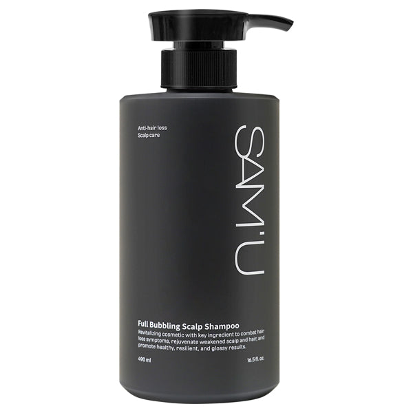 Fully bubbling scalp shampoo, bottle, 490ml