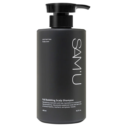 Fully bubbling scalp shampoo, bottle, 490ml