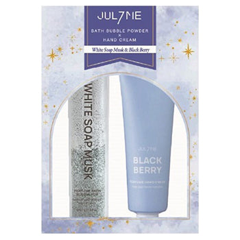 JUL7ME Bath & Hand Set (White Soap Musk & Blackberry)