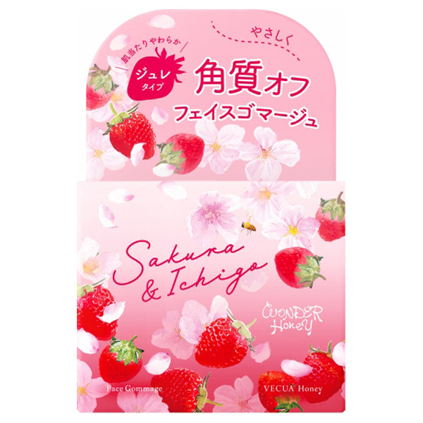 VECUA Honey Wonder Honey Jelly Gommage (Wild Strawberry Sakura), 80g