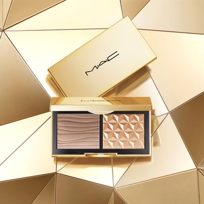 M.A.C Sculpt & Glow Duo Highlight & Contour Palette, Double Gleam, Omega, 3.5g