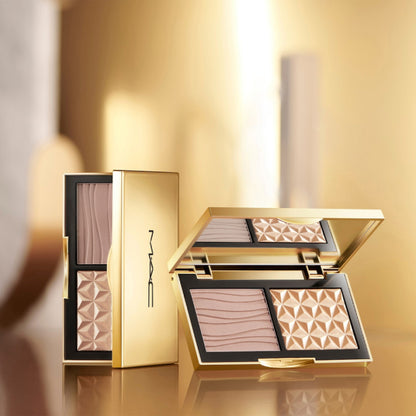 M.A.C Sculpt & Glow Duo Highlight & Contour Palette, Double Gleam, Omega, 3.5g