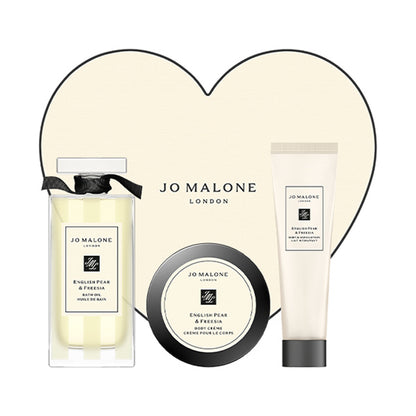 Jo Malone London English Pear & Freesia Bath & Body Set, Limited Heart Box, 95ml
