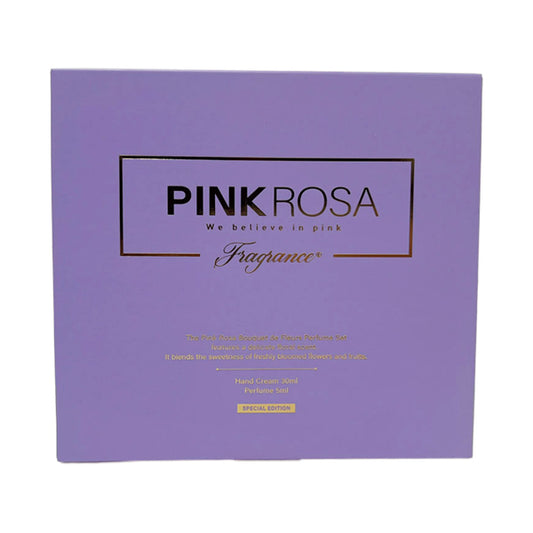 PINKROSA Perfume & Fragrance Hand Cream Set (Bouquet de Fleurs), 5ml + 30ml