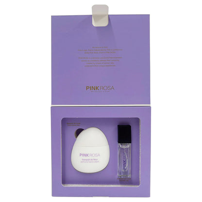 PINKROSA Perfume & Fragrance Hand Cream Set (Bouquet de Fleurs), 5ml + 30ml
