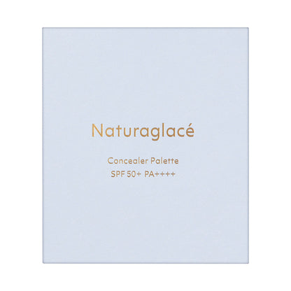 naturaglace Concealer palette, SPF50+ PA++++, 01 Light, 4.8g (2.4g x 2)