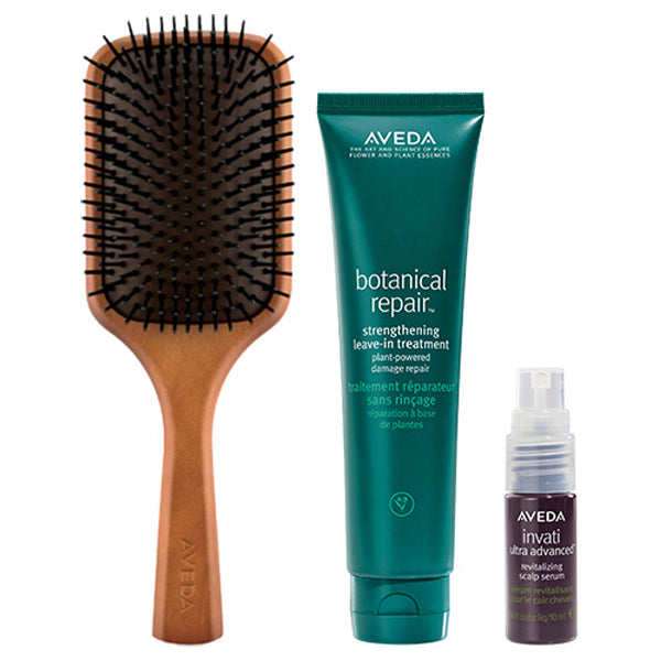 AVEDA Mini Paddle Brush & Damage Care Set, 1 item, 100ml, 10ml