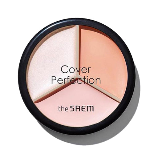the SAEM CP Triple Pot Concealer, 05 Dark Up Beige, 4.3g, 4.0g, 4.5g