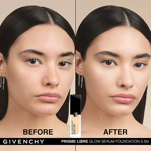 GIVENCHY Prisme Libre Glow Serum Foundation, No. 0.5N, 30ml