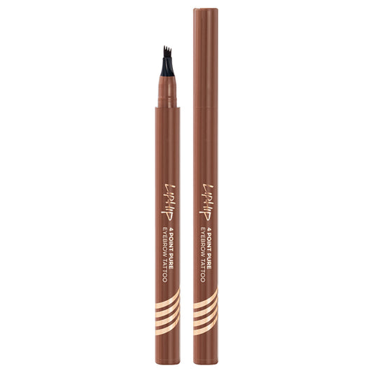 LIPHIP 4 Point Pure Eyebrow Tattoo Pen (Light Brown)