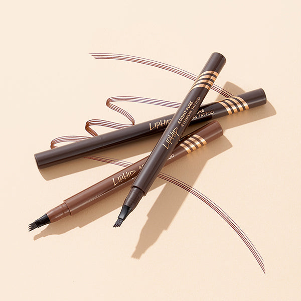 LIPHIP 4 Point Pure Eyebrow Tattoo Pen (Light Brown)