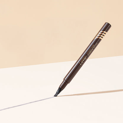 LIPHIP 4 Point Pure Eyebrow Tattoo Pen (Dark Brown)