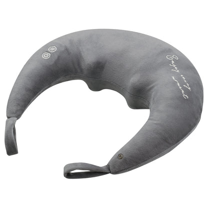 Hot Neck Massage Pillow, AC adapter, gr (gray), W410 x L380 x H130mm