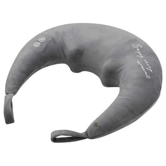 Hot Neck Massage Pillow, AC adapter, gr (gray), W410 x L380 x H130mm