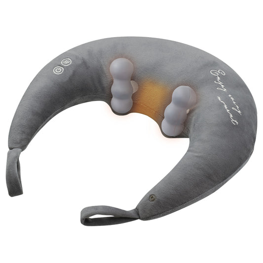 Hot Neck Massage Pillow (Gray)
