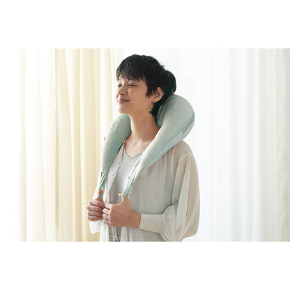 Hot Neck Massage Pillow, AC Adapter, gn (Green), W410 x L380 x H130mm