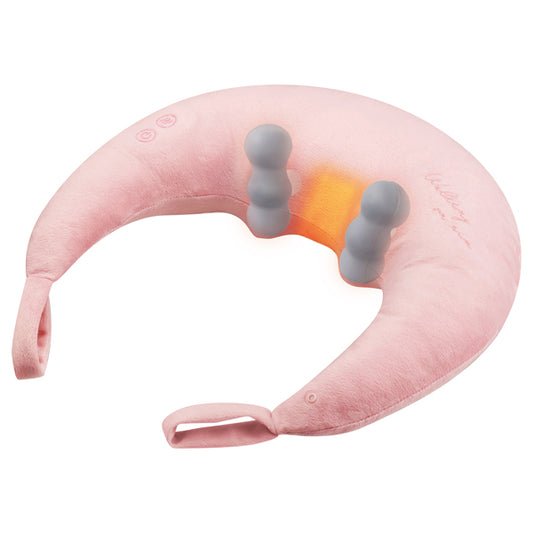 Hot Neck Massage Pillow (Pink)