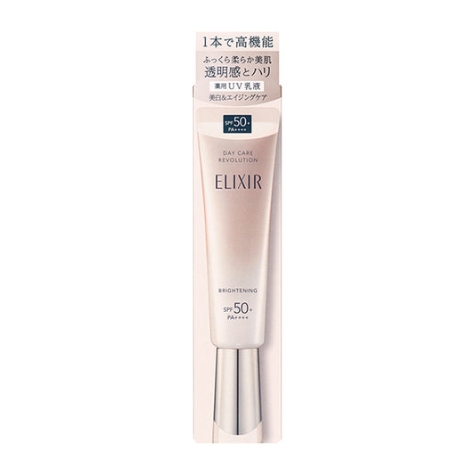 ELIXIR Day Care Revolution Brightening + ba SPF50, 35ml (Moist, Smooth)