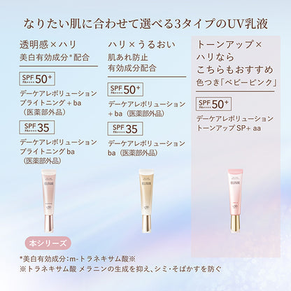 ELIXIR Day Care Revolution Brightening + ba SPF50, 35ml (Moist, Smooth)