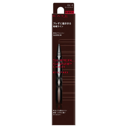 KATE Super Sharp Liner EX4.0, EX-2 Rose Black, 0.5ml