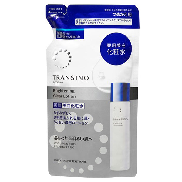 Transino Medicinal Brightening Clear Lotion, Refill, 140ml, Fragrance-free