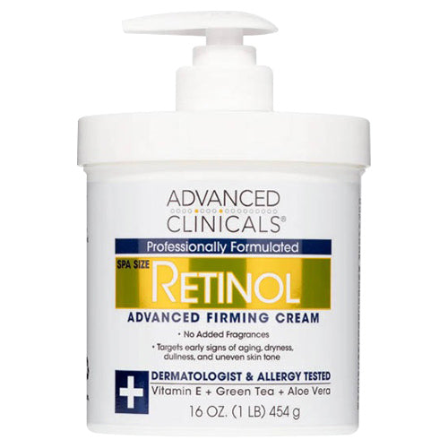 Advanced Clinicals Retinol Advanced Firming Cream, 454g