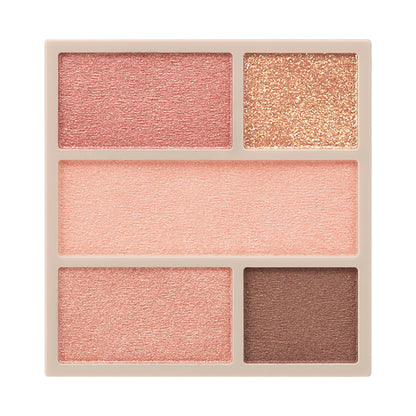 VISEE Double Mood Eyes, OR-4 Coral Mood, 4.8g, Fragrance-free