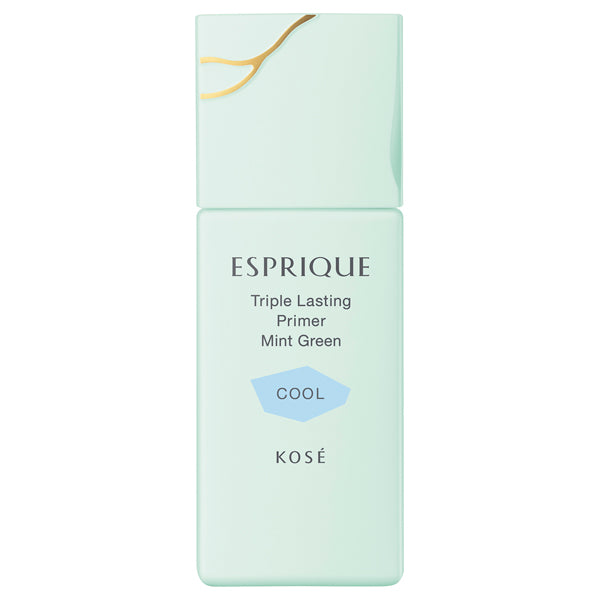ESPRIQUE Triple Lasting Primer Cool, SPF45 PA++++, Mint Green, 30g, Fragrance-free