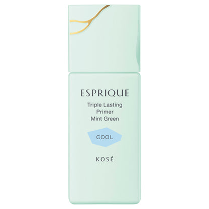 ESPRIQUE Triple Lasting Primer Cool, SPF45 PA++++, Mint Green, 30g, Fragrance-free