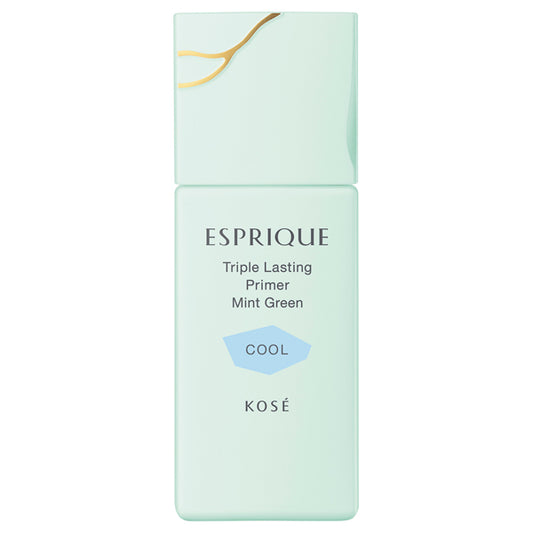 ESPRIQUE Triple Lasting Primer Cool, SPF45 PA++++, Mint Green, 30g, Fragrance-free