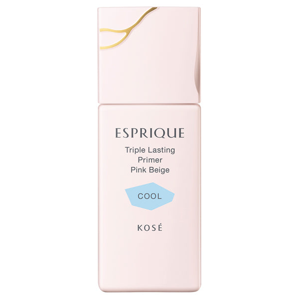 ESPRIQUE Triple Lasting Primer Cool, SPF45 PA++++, Pink Beige, 30g, Fragrance-free