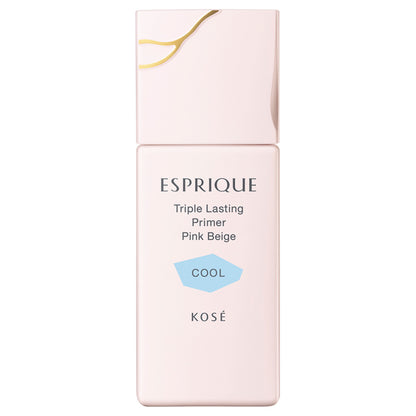ESPRIQUE Triple Lasting Primer Cool, SPF45 PA++++, Pink Beige, 30g, Fragrance-free