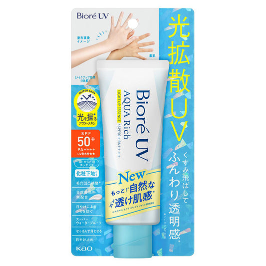 Biore UV Aqua Rich Light Up Essence SPF50+ (White Floral), 70g