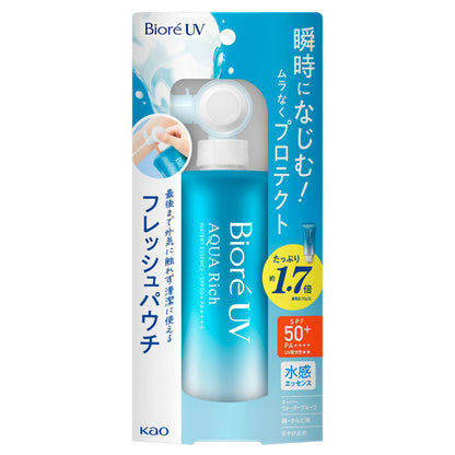 Biore UV Aqua Rich Watery Essence Fresh Pouch SPF50+ PA++++, 120g