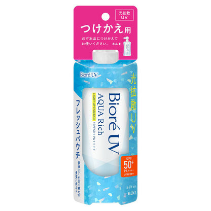 Biore UV Aqua Rich Light Up Essence Fresh Pouch SPF50+ PA++++ Refill, 120g