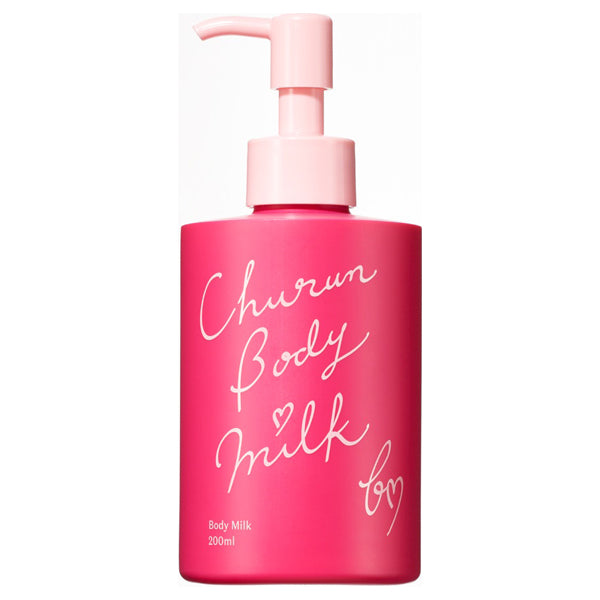 Churun ​​Body Milk, 200ml, Light Rose Scent