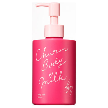 Churun ​​Body Milk, 200ml, Light Rose Scent