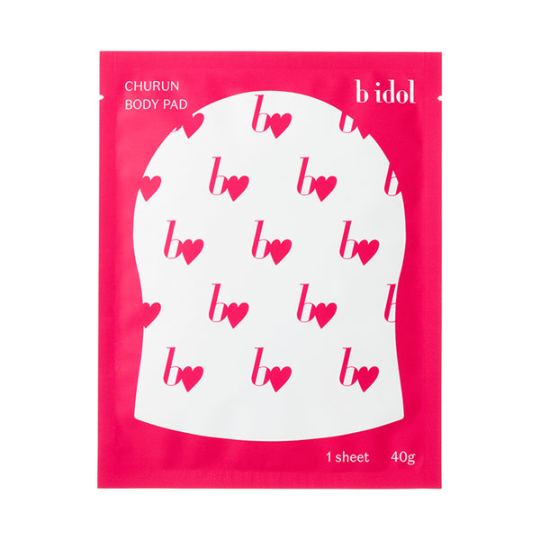 b idol Churun ​​Body Pads, 3 sheets (40g each), Light floral scent