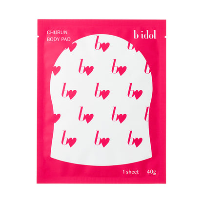 b idol Churun ​​Body Pads, 3 sheets (40g each), Light floral scent