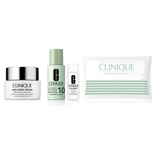 Even Better Skin Care Set (Bright Moisture Cream 50ml 1.0), 50ml, 30ml, 7ml, 6 sheets