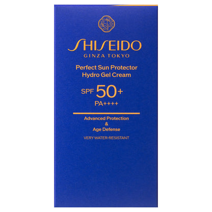 SHISEIDO Perfect Sun Protector Hydro Gel Cream, SPF50+ PA++++, 50g, Citrus Floral Scent