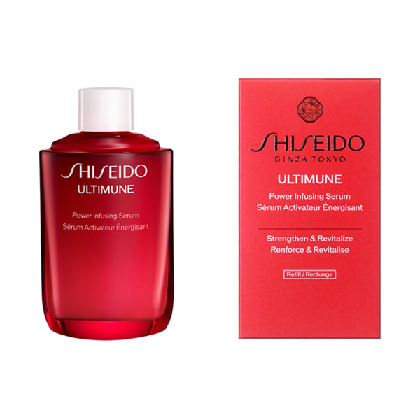 SHISEIDO Ultimune Power Infusing Serum, Refill, 50ml, Green Floral Scent