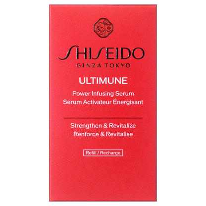 SHISEIDO Ultimune Power Infusing Serum, Refill, 50ml, Green Floral Scent
