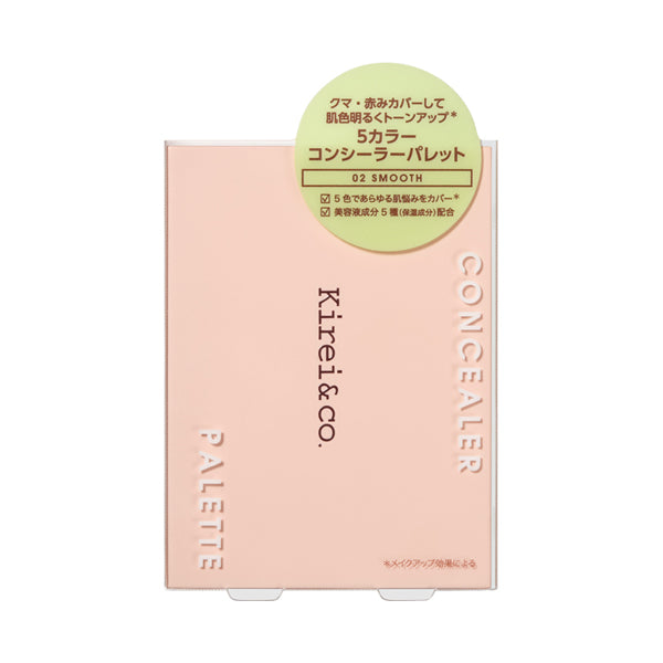Kirei＆co. 5 Color Concealer Palette, 02, 4.8g