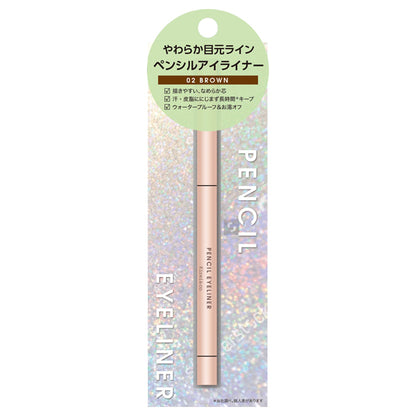 Kirei＆co. Pencil eyeliner, 02, 0.1g