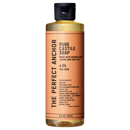 The Perfect Anchor Pure Castile Soap, 236ml (Tea Tree)