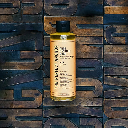 The Perfect Anchor Pure Castile Soap, 236ml (Tea Tree)