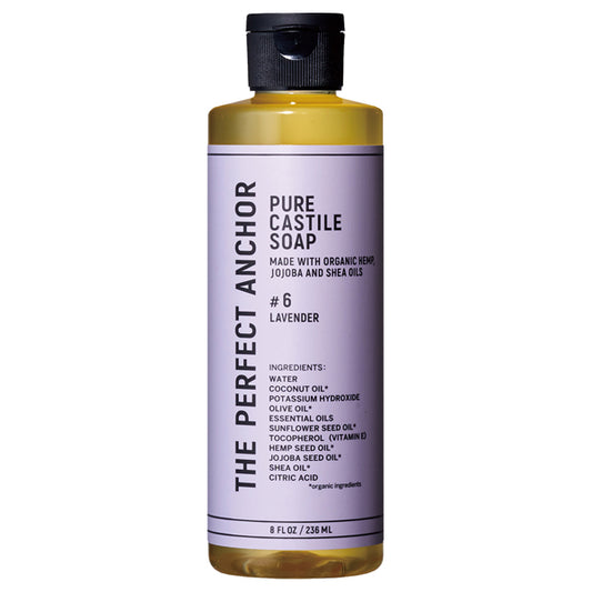 The Perfect Anchor Pure Castile Soap, 236ml (Lavender)