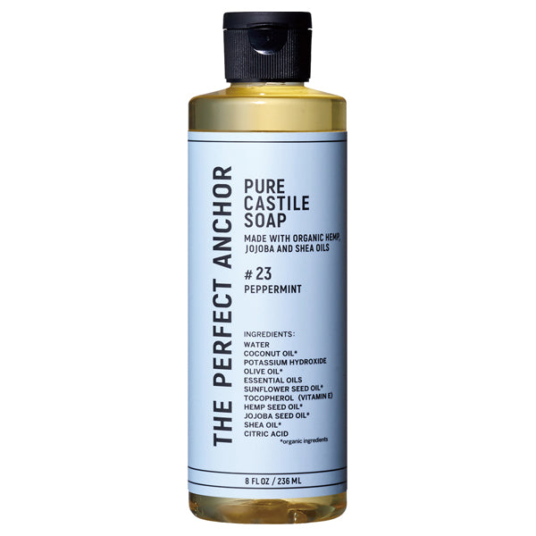 The Perfect Anchor Pure Castile Soap, 236ml (Peppermint)